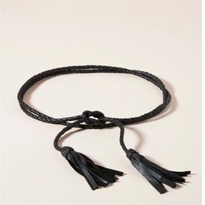 Anthropologie Soga braided wrap belt